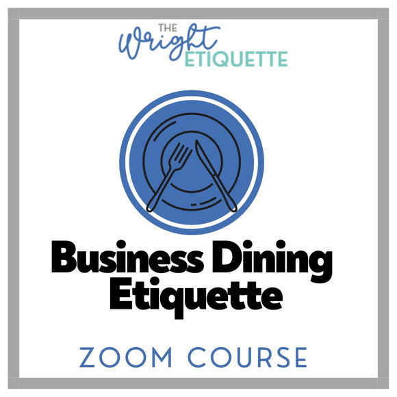 Business Dining Etiquette